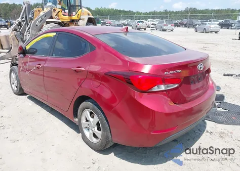2014 Hyundai Elantra Se from USA, damaged, VIN 5NPDH4AEXEH464015